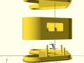 openscad joy featherwing 3D left