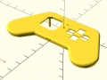 openscad joy featherwing 3D top view