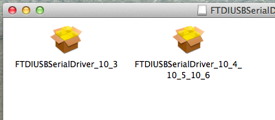 Finestra Driver FTDI USB Serial Driver