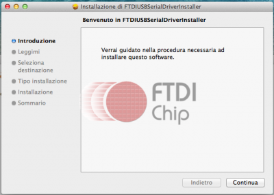 FTDI USB installazione - Slide 1