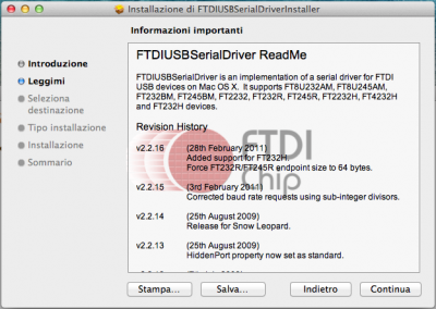 FTDI USB installazione - Slide 2