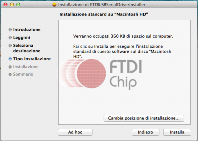 FTDI USB installazione - Slide 3