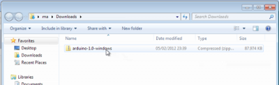Arduino 1.0 windows 7
