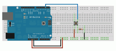 Arduino un led ed un pulsante