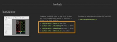 touchosc editor download