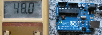 Corrente Arduino in mA a vuoto