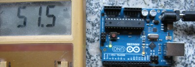 Corrente Arduino in mA con led acceso