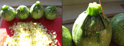 ricomponi zucchine e cappelli