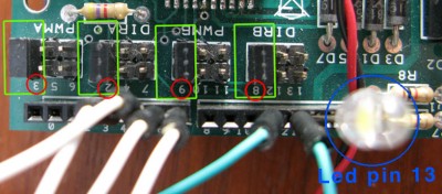 pin Motor shield fe