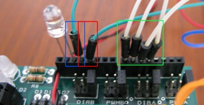 connessione lcd motor shield fe