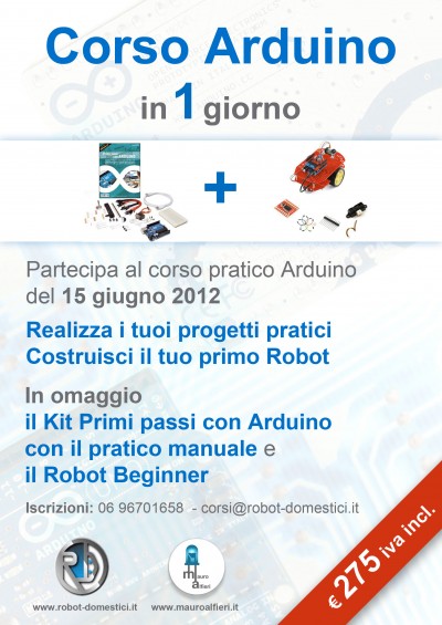 Corso Arduino pratico a Roma