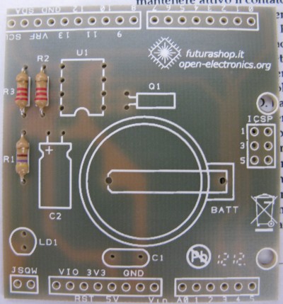 RTC shield resistenze