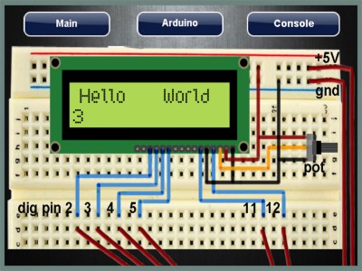 LCD-simulation