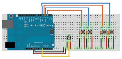 schema di collegamento mouse