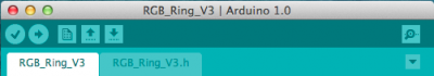 Rainbow LED Ring V3 Arduino IDE 1.0