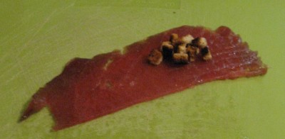 involtini di tonno con pistacchi