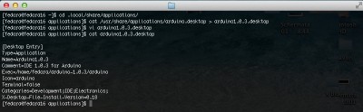 Arduino IDE 1.0.3 Fedora