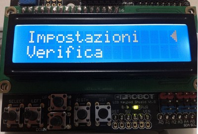 Keypad LCD Dolly Photo - impostazioni