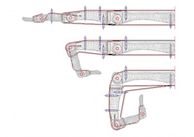 mano biomeccanica - progetto meccanico