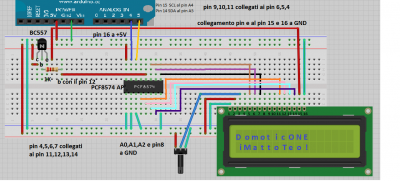 PCF8574P i2c lcd schema