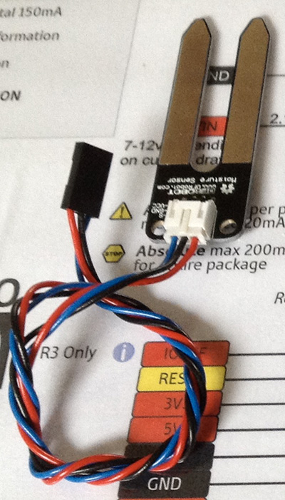 Sensore umidità terreno Igrometro suolo per Arduino Pic