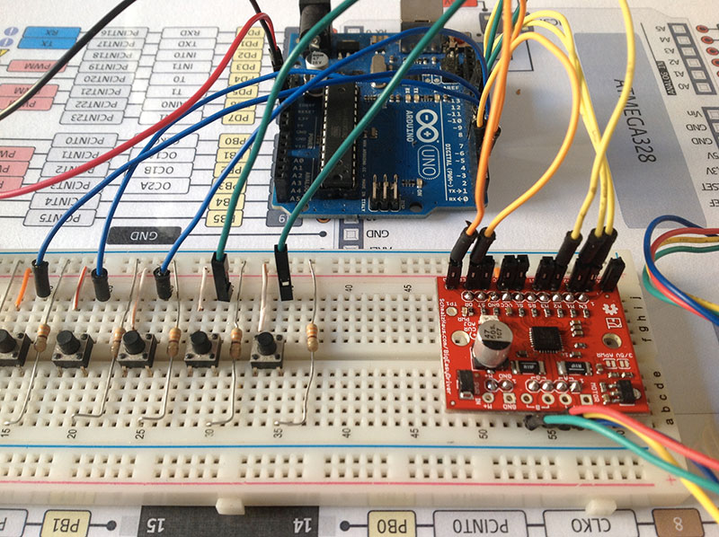 Bigeasydriver Arduino E Pulsanti Mauro Alfieri Elettronica Robotica