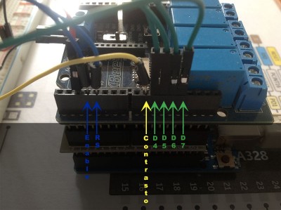 centralina irrigazione Arduino connessioni