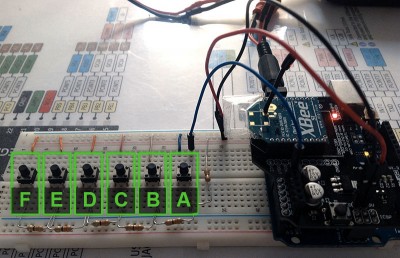 xbee arduino-arduino collegamento pulsanti