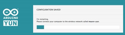Arduino Yun Restart in corso