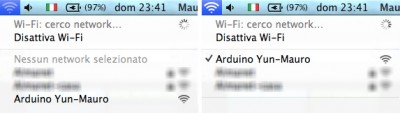 Arduino Yun configurazione avanzata new SSID