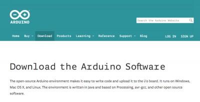 Arduino Yun downlad page