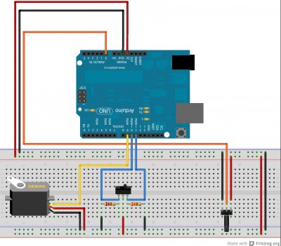 schema fritziong servo e switch