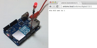 arduino yun bridge pin 13 HIGH