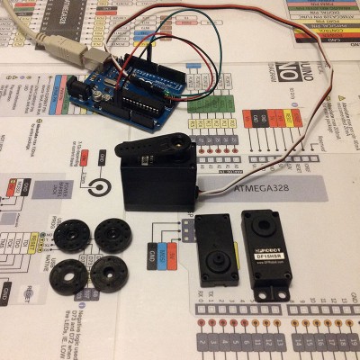 DF15HSR 360 gradi arduino