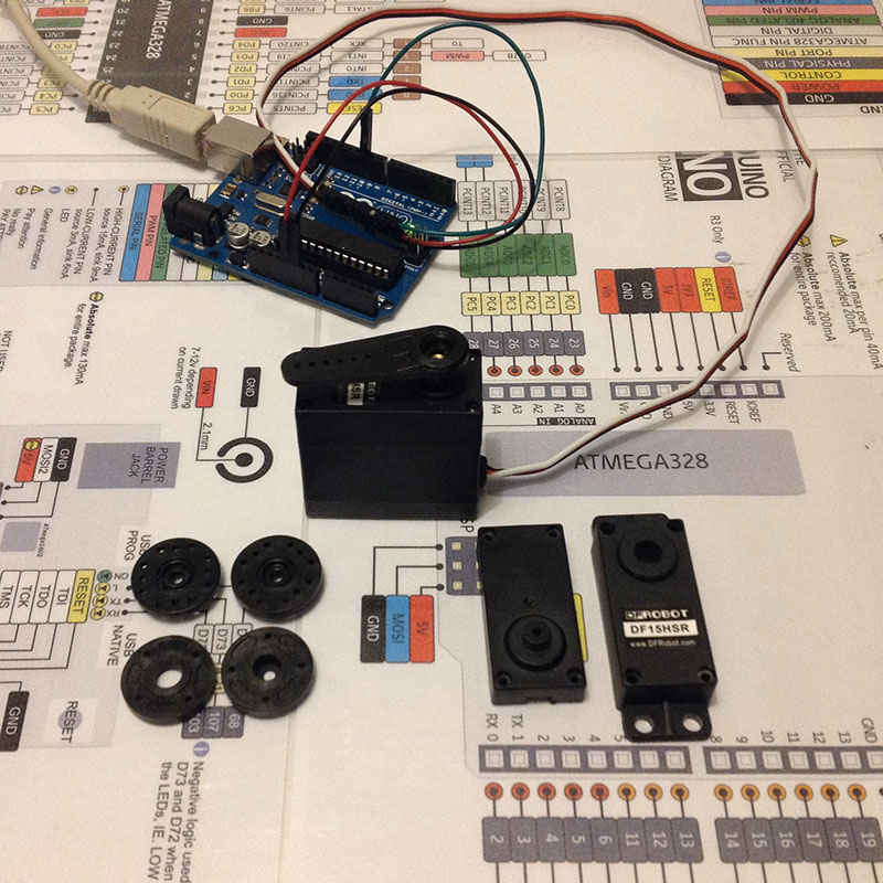 Df15hsr 360 Gradi Arduino Mauro Alfieri Elettronica Robotica Domotica