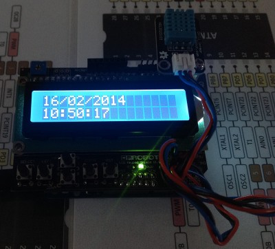 Datalogger arduino LCD 2