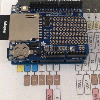 Datalogger arduino LCD 2 adafruit