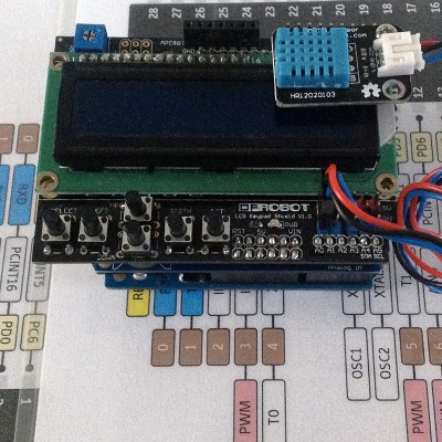 Datalogger arduino LCD 2