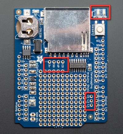 datalogging adafruit pin