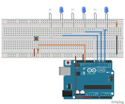 EEPROM led schema