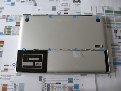 Sostituire Superdrive HDD pannello