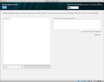 RedHat Enterprise Linux 7 aggiungi layout it