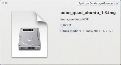 UDOO Quad dimension file