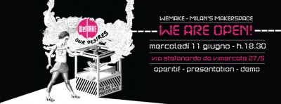 aperitivo inaugurazione wemake