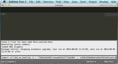 Sublime Text Arduino IDE 1.5.6r2 paste line