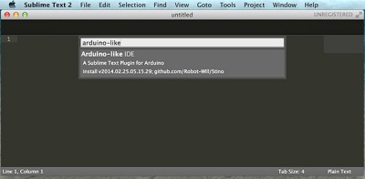 Sublime Text Arduino IDE 1.5.6r2 plugin arduino-like