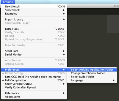 Sublime Text Arduino IDE 1.5.6r2 preferences