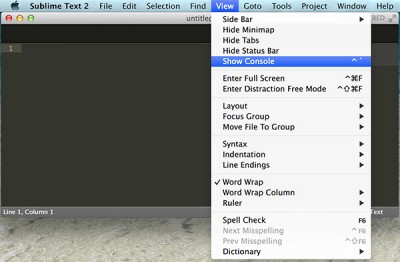 Sublime Text Arduino IDE 1.5.6r2 show console