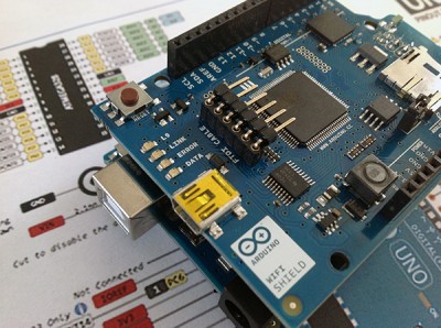 arduino WiFi shield mini usb