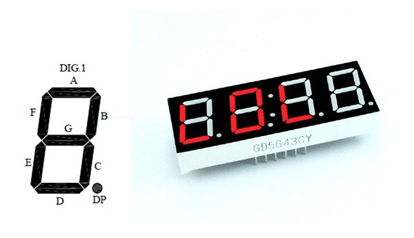 Anemometro a coppe portatile segmenti display